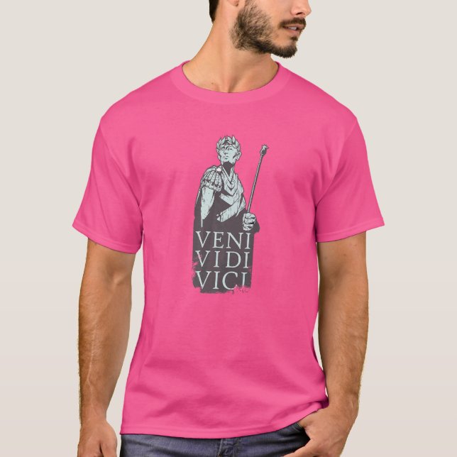 Camiseta Roma Imperio Romano Veni Vidi Vici Gaius Julius Cä (Anverso)