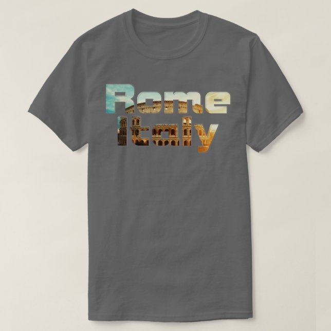 Camiseta Roma Italia (Diseño del anverso)