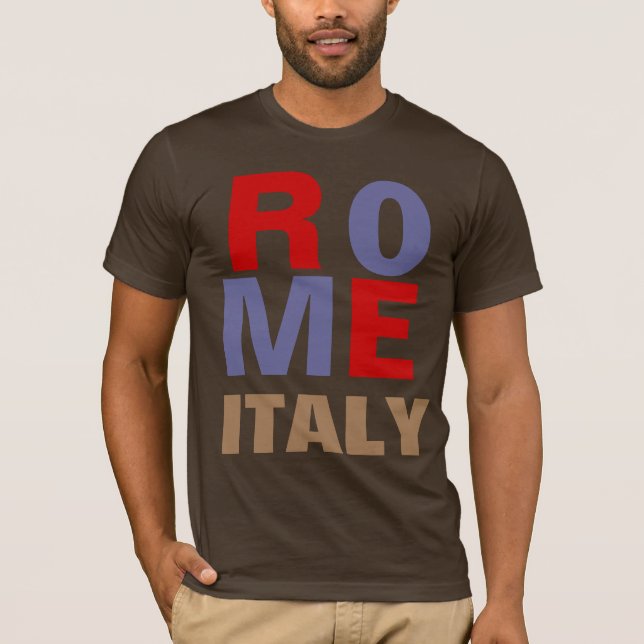 CAMISETA ROMA ITALIA (Anverso)