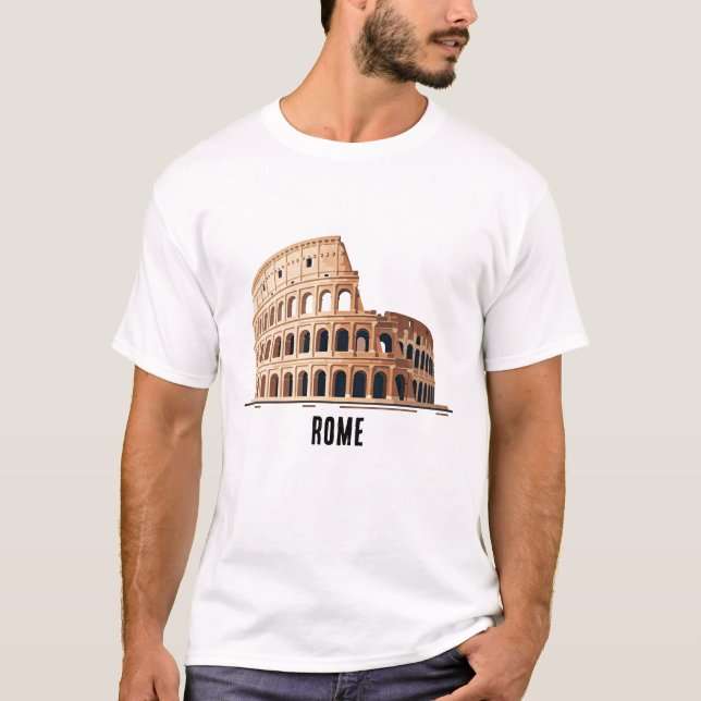 Camiseta Roma Italia (Anverso)