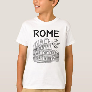 Camiseta Roma Italia City Cityscape Skyline Idea de regalo 