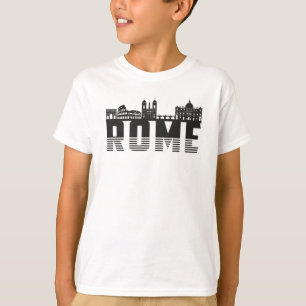 Camiseta Roma Italia City Skyline Cityscape Idea de regalo 