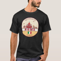 Roma Italia City Skyline Emblem