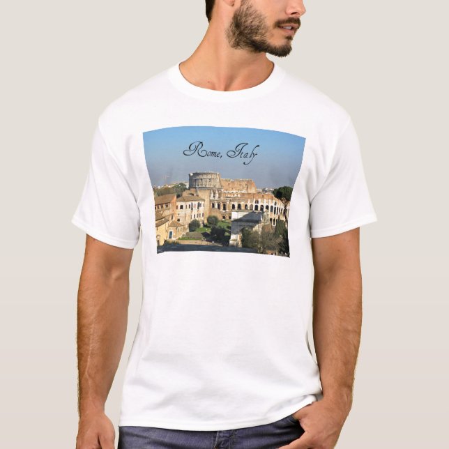 Camiseta Roma, Italia - Coliseo (Anverso)