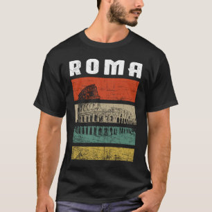 Camiseta Roma Italia Coliseo Recuerdo Italiano  Italia