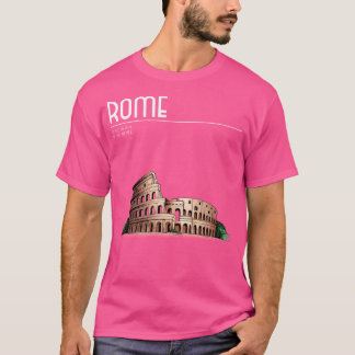 Camiseta Roma Italia Colosseo