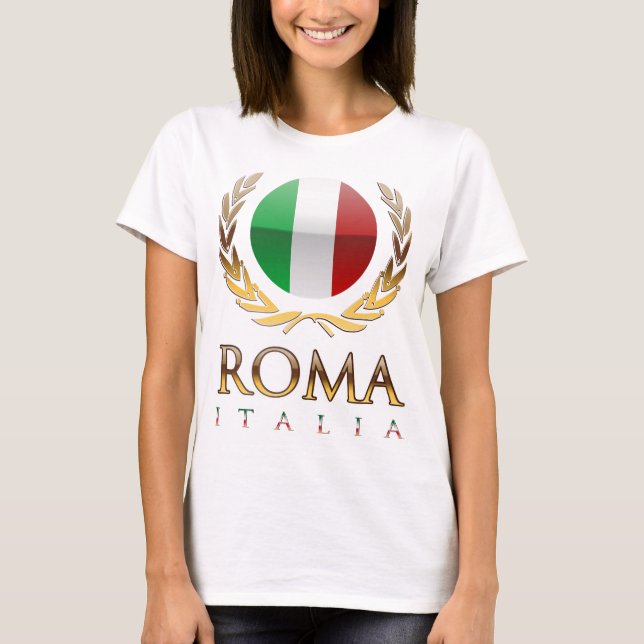 Camiseta Roma, Italia el | IL Tricolore Italiano (Anverso)