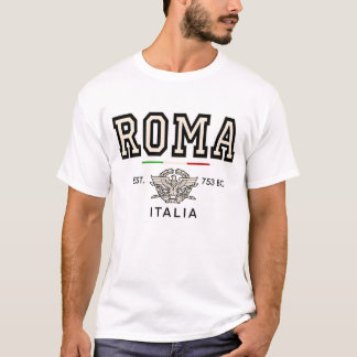 Camiseta Roma Italia Est 753 AC Vintage Varsity