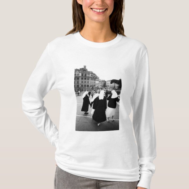 Camiseta Roma Italia, Patrulla Nun! (NR) (Anverso)