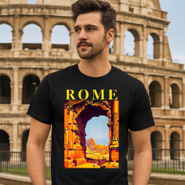 Camiseta Roma, Italia Viajes de turismo de cosecha