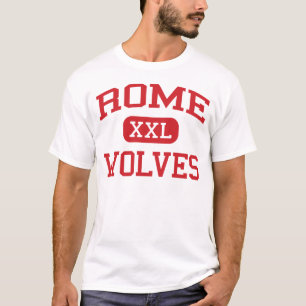 Camiseta Roma - lobos - High School secundaria de Roma -