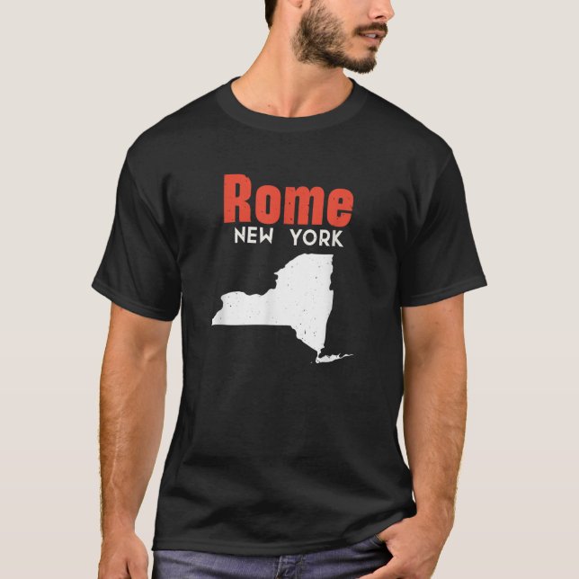 Camiseta Roma Nueva York Estados Unidos Estados Unidos Esta (Anverso)