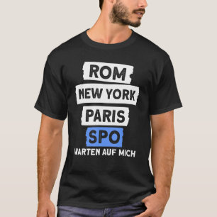 Camiseta Roma Nueva York Paris SPO esperándome mar del Nort