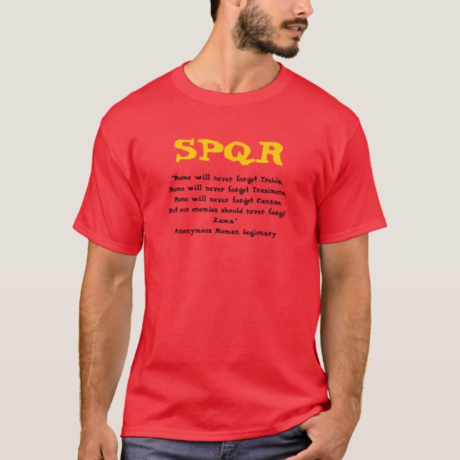 Camiseta "Roma nunca olvidará…", tricolor (Anverso)