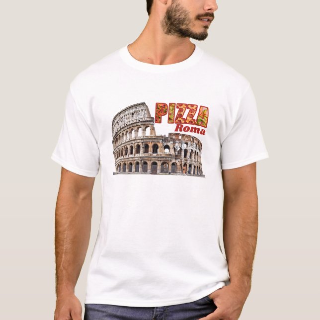 CAMISETA ROMA PIZZA (Anverso)