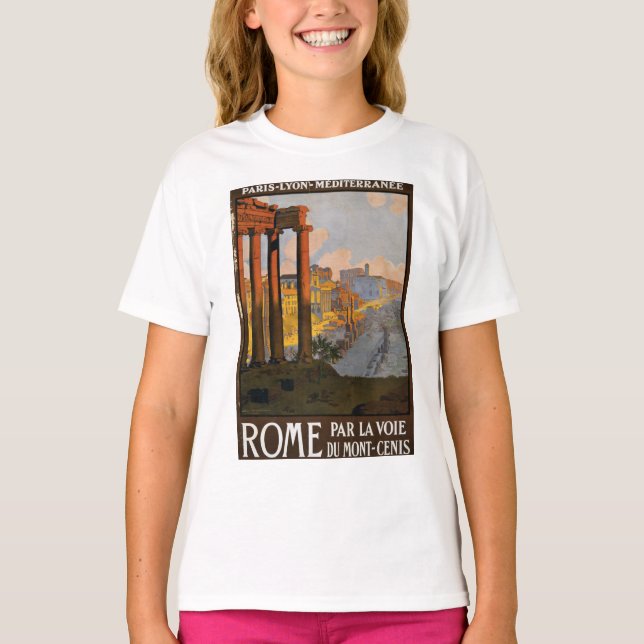 Camiseta Roma por el Mont Cenis expreso (Anverso)