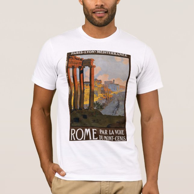 Camiseta Roma por el Mont Cenis expreso (Anverso)