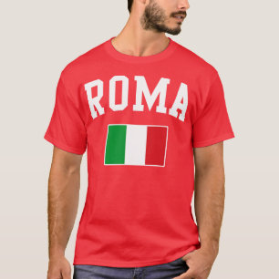 Camiseta Roma Roma Roma Roma Italia Italia Italia Bandera i
