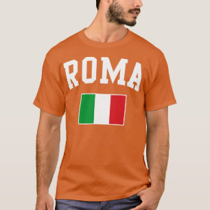 Camiseta Roma Roma Roma Roma Italia Italia Italia Bandera i