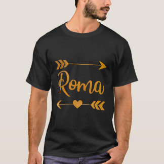 Camiseta Roma Tx Texas Funny City Home Roots Mujeres Estado
