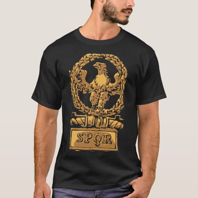 Camiseta Roma y el mundo antiguo - SPQR (Anverso)