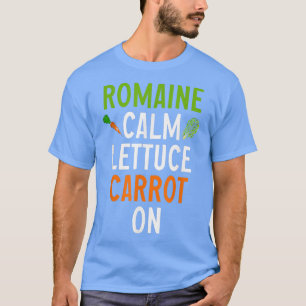 Camiseta Romaine Calm Lettuce Carrote En Raras Vegetarianas