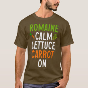 Camiseta Romaine Calm Lettuce Carrote En Raras Vegetarianas
