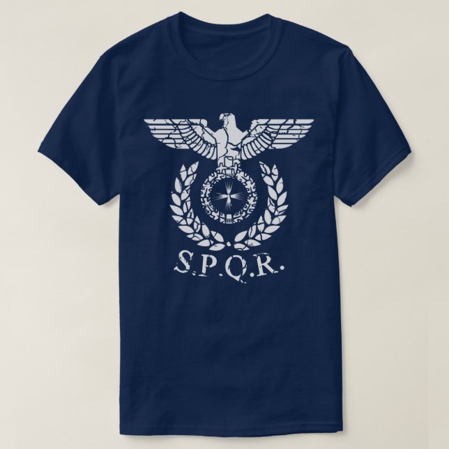 Camiseta Roman Emblem SPQR (Diseño del anverso)