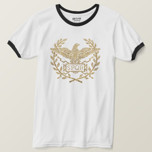 Camiseta Roman Empire Eagle Mosaic Emblem (Anverso del diseño)