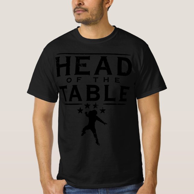Camiseta Roman Reigns Head of The Table (Anverso)