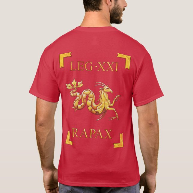 Camiseta romana de 21 Legio XXI Rapax (Reverso)