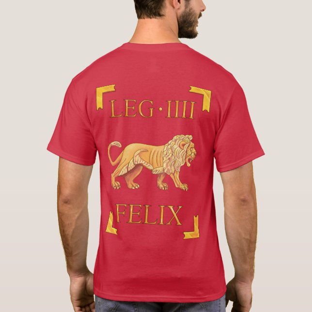 Camiseta romana de 4 Legio IIII Flavia Felix (Reverso)
