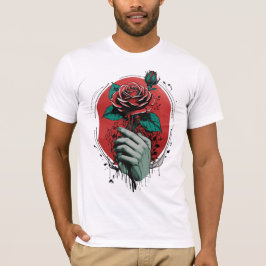 Camiseta Romance de la rosa roja