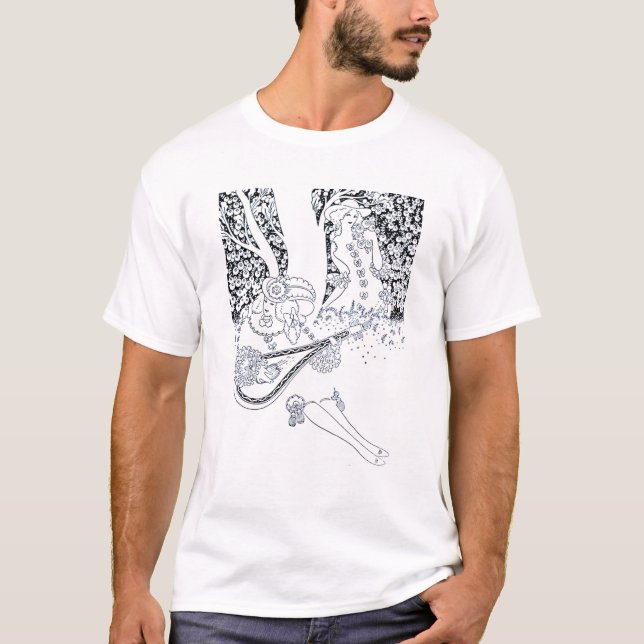 Camiseta ROMANCE el día de San Valentín, AMANTES ROMÁNTICOS (Anverso)
