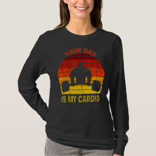 Camiseta Romance Gym Cita Meme Tu Papá Es Mi Cardio