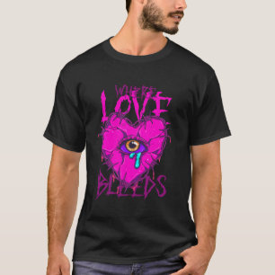 Camiseta Romance Oscuro Donde el Amor Sangra