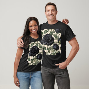 Camiseta **"Romance oscuro: Rosas provinciales de la época 