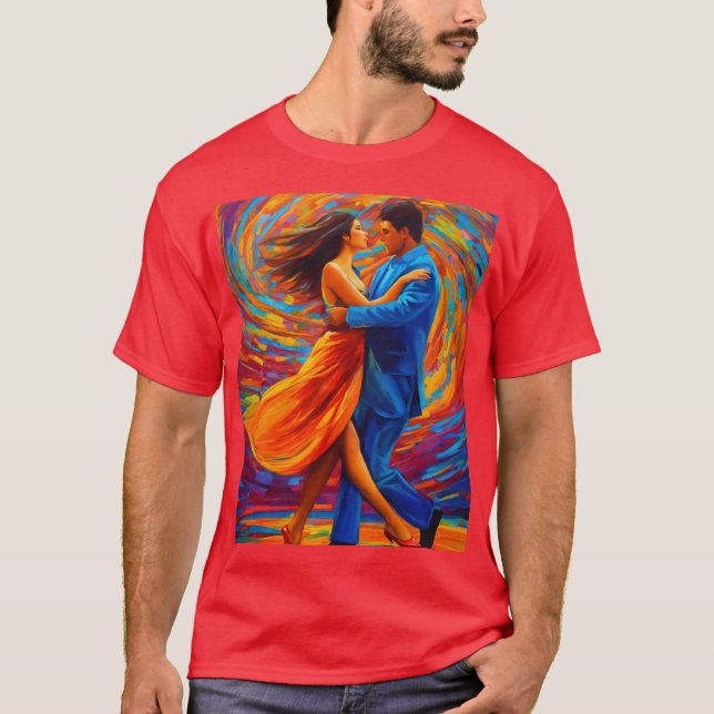 Camiseta Romance y el arte : Resumen Art T-Shirt (Anverso)