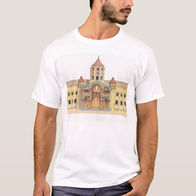 Camiseta Romanesque de Santiago de Compostela (Anverso)