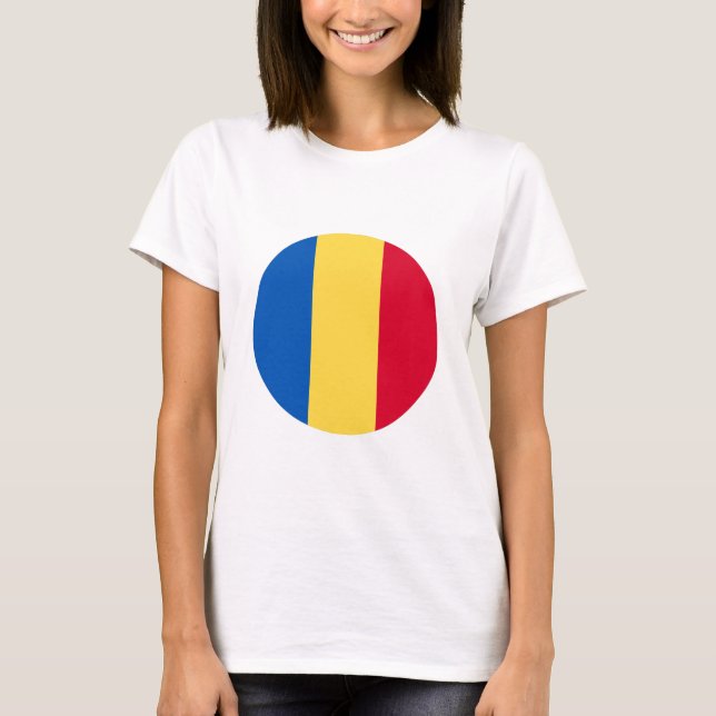 Camiseta Romania Flag (Anverso)