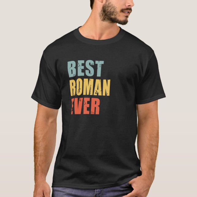 Camiseta Romano mejor jamás romano (Anverso)