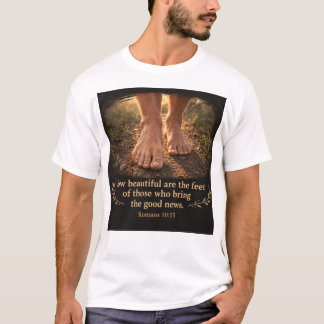 Camiseta Romanos 10:15 y Evangelio