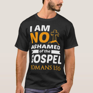Camiseta Romanos 116 Versos De La Biblia No Me Avergonza El