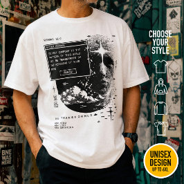 Camiseta Romanos 12:2 No os conforméis Retrowave Cristiano