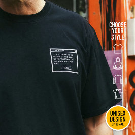 Camiseta Romanos 12:2 No se amolden a la Moda Cristiana Cal