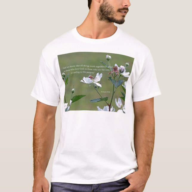 Camiseta Romanos 8:28 (Anverso)