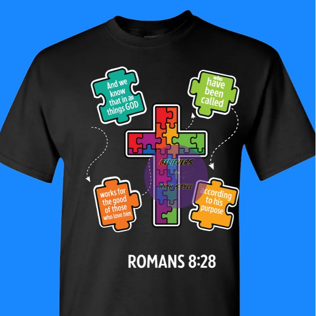 Camiseta Romanos 8:28 - Cristiano (Subido por el creador)