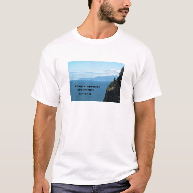 Camiseta Romanos 8:38-39 Nada puede separarnos...... (Anverso)