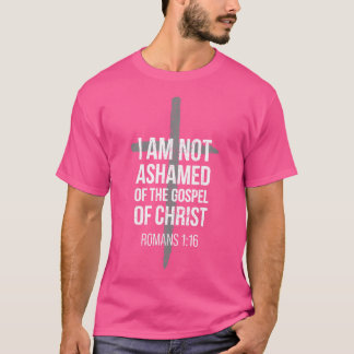 Camiseta Romanos sin vergüenza 1_16 _ Cristianos _ Verso de