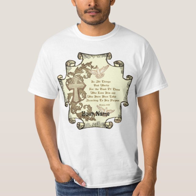 Camiseta Romans Eight 28 (Anverso)